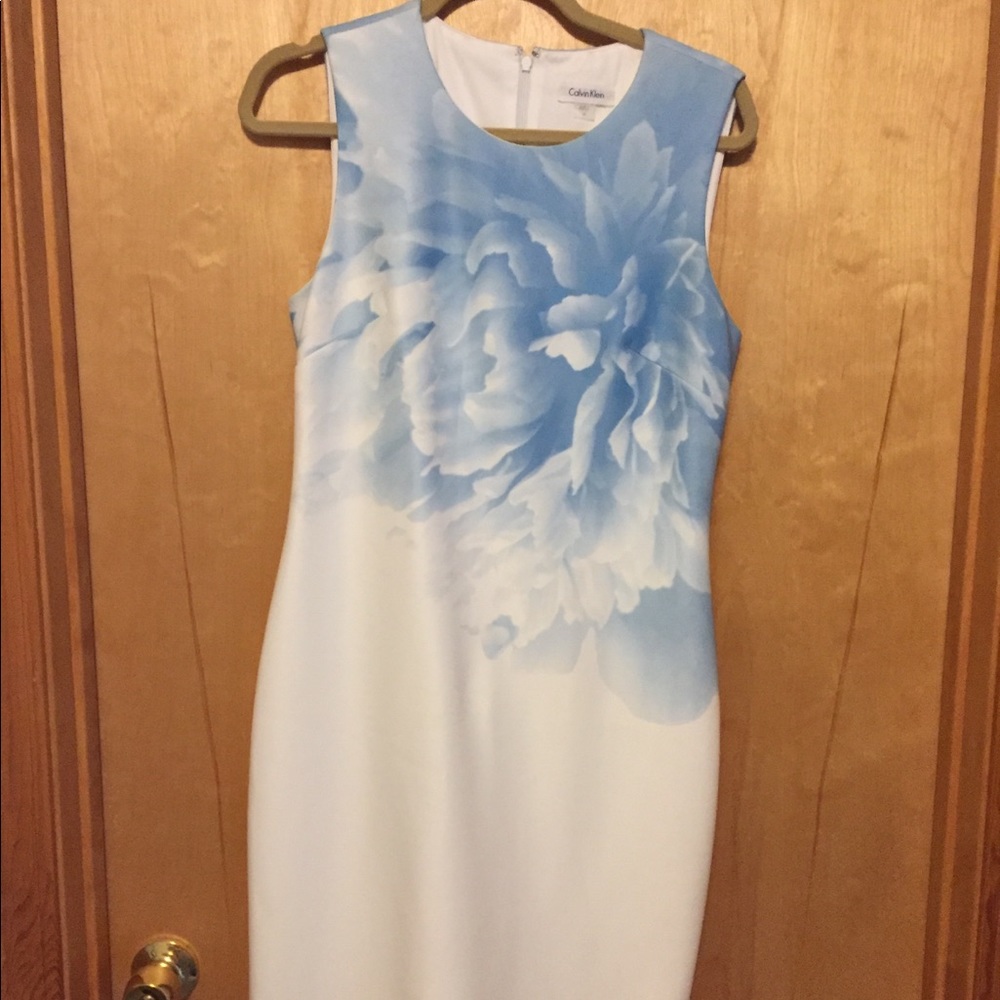 CK Blue Flower Dress